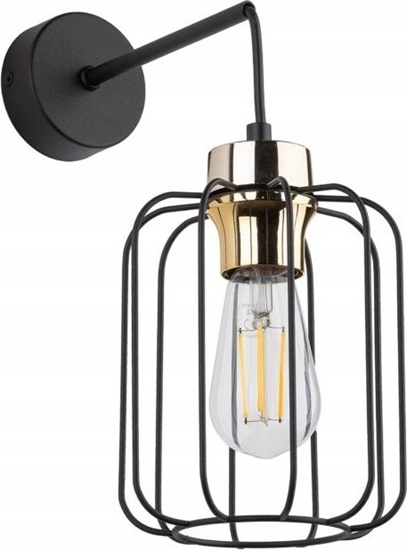Picture of Kinkiet TK Lighting Tk Lighting Galaxy 4742 kinkiet lampa cienna 1x15W E27 czarny/zoty