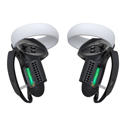 Attēls no KiwiDesign Controller Grip with Battery Door Kiwi Design Q1 PRO-2.2 for Meta Quest 2 Black