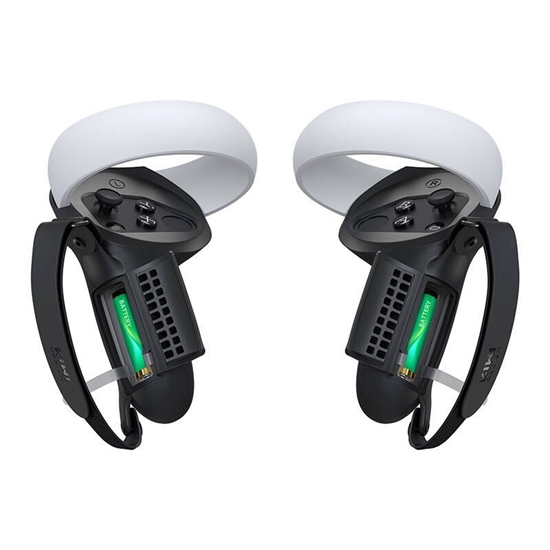 Picture of KiwiDesign Controller Grip with Battery Door Kiwi Design Q1 PRO-2.2 for Meta Quest 2 Black