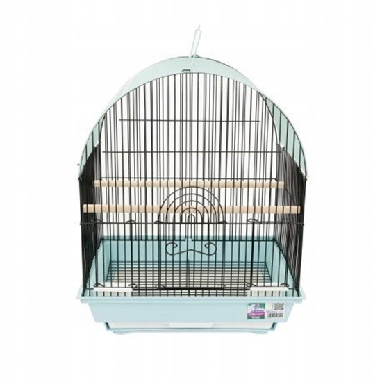 Picture of Klatka dla ptakw, niebiesko-czarna, o wym. 36 x 28.8 x 44cm