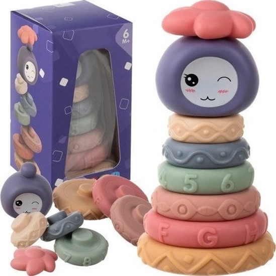 Picture of Klocki sensoryczne mikkie - 8 szt. Kruzzel 25116