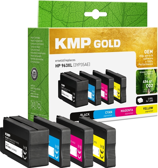 Picture of HP KMP GOLD kartrid 963XL (3YP35AE) Multipack C/M/Y/B remanufactured