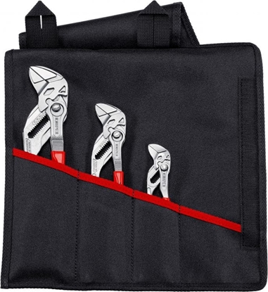 Attēls no Knipex ZESTAW SZCZYPIEC DO RUR W ETUI 3-CZÄÅCIOWY 150,250,300MM