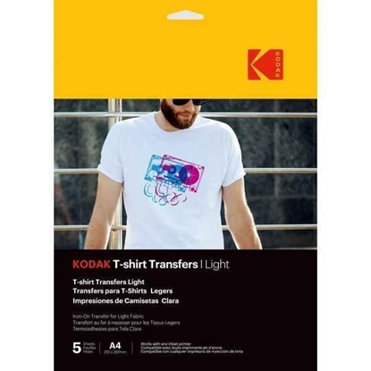 Attēls no KODAK T-Shirt Transfers Light 5pcs (3510560)