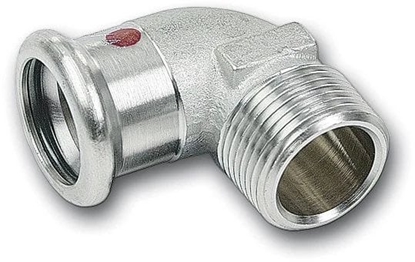 Attēls no Kolano SANHA-THERM C-Stahl 90° przejcowe d42x1 1/2 GZSANHA