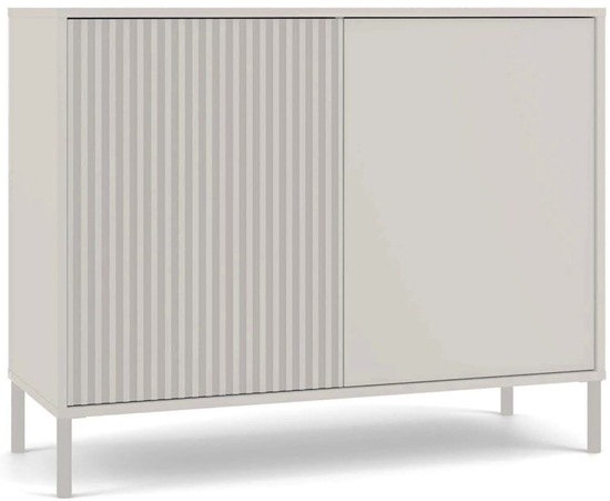 Изображение Komoda KAMARO 2D SLIM/GADKI KASZMIR Lamele Front Ryflowany + Klasyczny