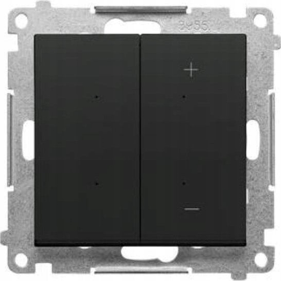 Picture of Kontakt-Simon ciemniacz Kontakt-Simon 55 TESL1W.01/149 DIMMER do LED ciemnialnych, klawiszowy modu czarny mat