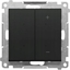 Изображение Kontakt-Simon ciemniacz Kontakt-Simon 55 TESL1W.01/149 DIMMER do LED ciemnialnych, klawiszowy modu czarny mat