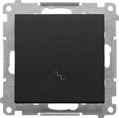 Attēls no Kontakt-Simon cznik schodowy Kontakt-Simon 55 TW6.01/149 modu 10 AX, 250V~, szybkozcza czarny mat