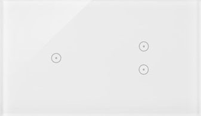 Attēls no Kontakt-Simon Panel dotykowy Kontakt-Simon 54 Touch DSTR213/70 dwa moduy jedno pole dotykowe dwa pola dotykowe pionowe biaa pera