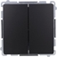 Attēls no Kontakt-Simon Przycisk zwierny Kontakt-Simon Simon Basic BMP2.01/49 podwójny, dwuobwodowy: 2 wejcia, 2 wyjcia modu 16AX, 250V~, szybkozcza czarny mat