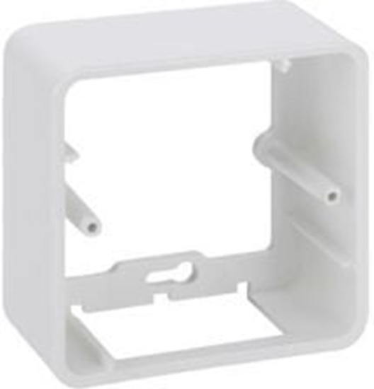 Picture of Kontakt-Simon Puszka natynkowa pojedyncza do suportu i ramki KR245 czysta biel (R250/9)