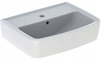 Изображение Koo Rekord umywalka kompaktowa, ksztat geometryczny, B45cm, H16cm, T34cm, z otworem na bateri, z przelewem