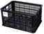 Attēls no Kosz na kierownic/baganik BASIL BICYCLE CRATE L, 40L, recycled synthetic, black (NEW)