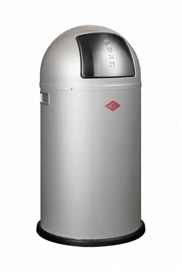 Picture of Kosz na mieci srebrny 50l Pushboy Wesco