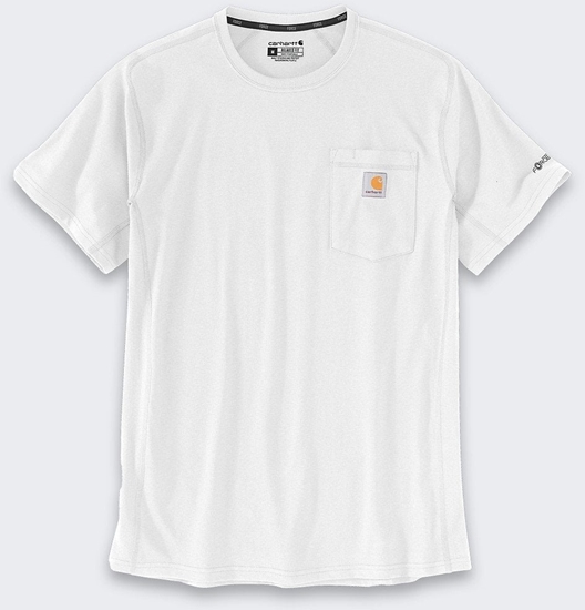 Picture of Koszulka Carhartt Force Mid Pocket White
