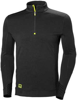 Изображение Koszulka termo Helly Hansen Lifa Half Zip Black