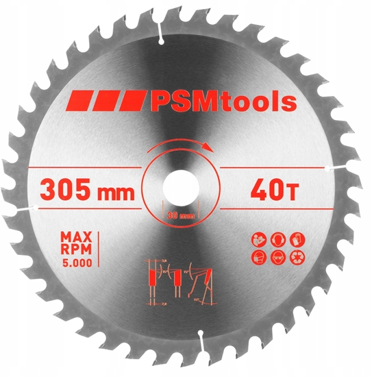 Picture of kpl dwóch tarcz hm 305x30mm 24/40z