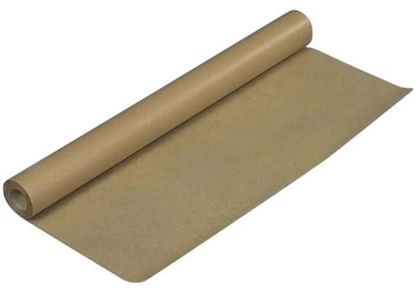 Attēls no Kraftpapir parafineret brun 1x100m 40+14g Brun 1x1x1mm (100m)
