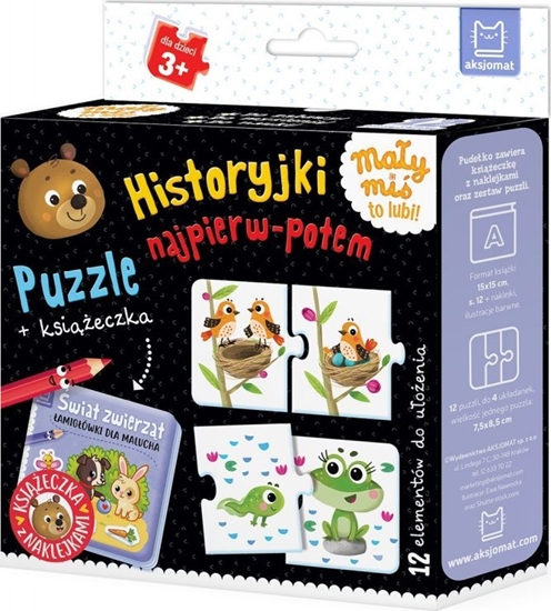 Picture of Ksieczka May Mi to lubi! 3+ Historyjki najpierw-potem. Puzzle + ksieczka