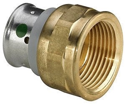 Attēls no Ksztatka przejciowa 20 x 1/2 braz / blyszczacycznik do rur