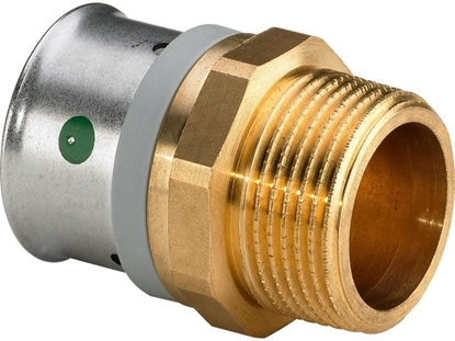 Attēls no Ksztatka przejciowa 20 x 1/2 braz / blyszczacycznik do rur