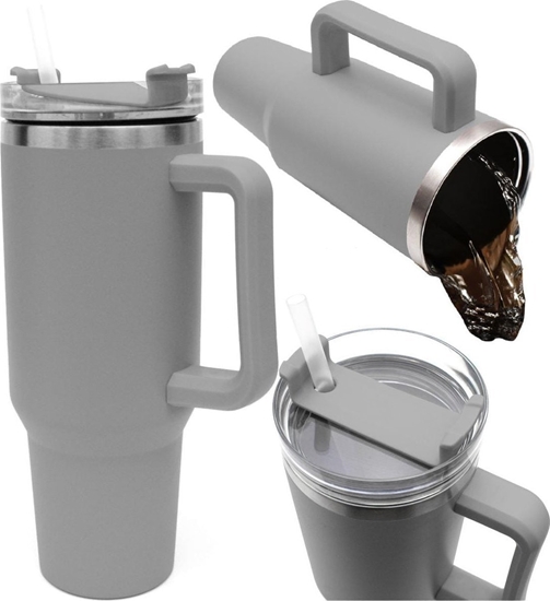 Изображение KUBEK TERMICZNY TURYSTYCZNY REDCLIFFS 1200ML - SZARY