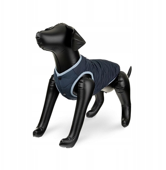 Picture of Kurtka, dla psa, ciemnoniebieska, pikowana, rozmiar  XL, 50