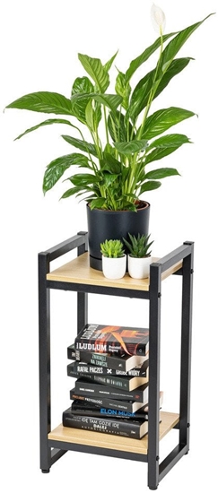 Picture of Kwietnik stojcy metalowy Vertico 65 cm - czarny stojak na kwiaty