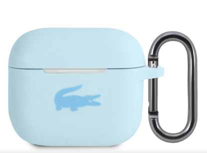 Picture of Lacoste Liquid Silicone Glossy Printing Logo Case for Apple AirPods 3