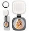 Picture of Lampa LED + Lusterko na Magnes do Telefonu MagSafe Zdjcia Selfie Vlog C140 / Czarny