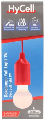 Изображение Lampa LED HyCell PL1W 25 lm 3xAAA czerwona