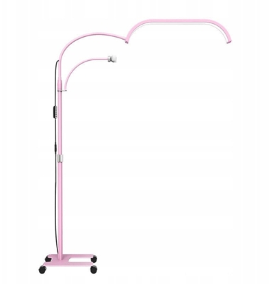 Attēls no Lampa Led Kosmetyczna Bezcieniowa Moon Stojca + Kóka 45w Marinelli Gx520r / Róowy