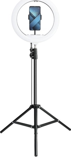 Picture of Lampa piercieniowa Techonic  LED Ring Stream piercieniowa 13 cali z uchwytem na telefon + statyw