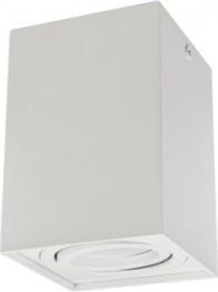 Изображение Lampa sufitowa Maclean Punktowa oprawa natynkowa halogenowa GU10 MCE426 W, kolor biay, 80x80x115mm, kwadratowa, aluminiowa