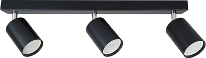Attēls no Lampa sufitowa Masterled Bardo lampa sufitowa (spot) 3-punktowa czarna/chrom