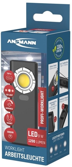 Picture of Lampa warsztatowa Ansmann WL1200R, 1200lm, akumulator