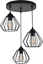 Изображение Lampa wiszca Orno WAYA lampa wiszca, moc max. 3x60W, E27, czarna