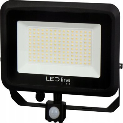 Picture of Lauko sviestuvas su judesio davikliu LED 100W neutraliai balta 230Vac, 10000lm, IP65, juodas, PHOTON, LED LINE