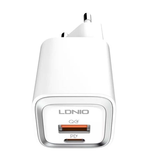 Picture of LDNIO Wall charger LDNIO A2318M USB, USB-C + USB-C - Lightning Cable