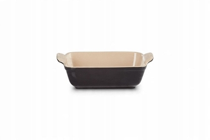 Attēls no Le Creuset Rectangular Heritage Stoneware Baking Dish 19x14cm / 1 1L Black 0843251135745
