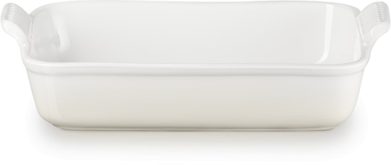 Picture of Le Creuset Rectangular Heritage Stoneware Baking Dish 32x24cm / 4L White 0843251158133