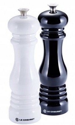 Attēls no Le Creuset Salt and Pepper Mill Set 21cm Black&White 0630870145848