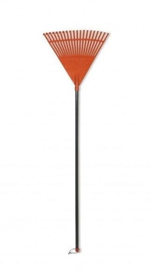Picture of Leaf rake with handle orange 45cm (20 branches) 0927006