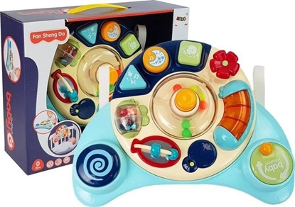 Picture of Lean Sport Interaktywny Panel Zabawka dla Niemowlt Muzyka Odgosy Zwierzt Niebieska (8498)