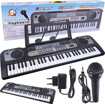 Изображение Lean Sport MQ 6119 keyboard klawisze organy z mikrofonem dla dzieci