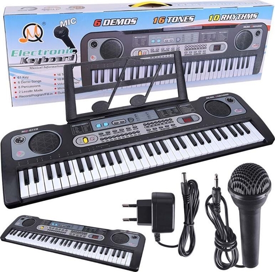 Изображение Lean Sport MQ 6119 keyboard klawisze organy z mikrofonem dla dzieci