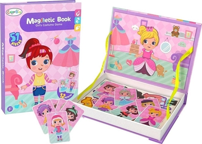 Picture of LeanToys Magnetyczna Ukadanka Ksika Przebieralnia Kostiumy