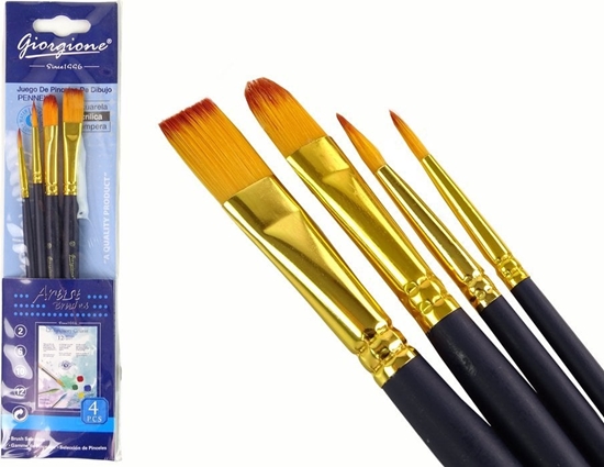 Picture of LeanToys Zestaw Artysty Pdzle 4 Ksztaty