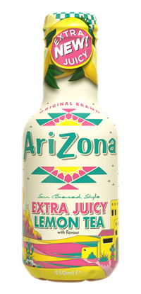 Picture of Ledus tēja ARIZONA Extra Juicy ar citronu garšu un saldinātājiem, 0.45l PET (DEP)